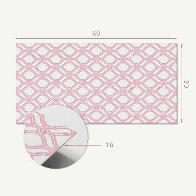 Vinylový nástěnný panel Stylový vlnitý vzor