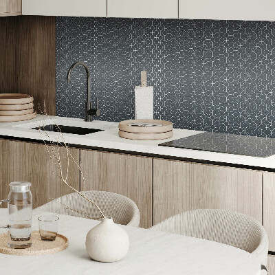 Dekorační panel na zeď Geometrický vzor kruhů a čar
