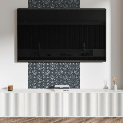Dekorační panel na zeď Geometrický vzor kruhů a čar
