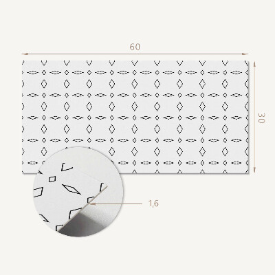 Vinylový nástěnný panel Geometrický kosočtverečný vzor