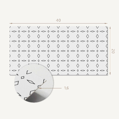 Vinylový nástěnný panel Geometrický kosočtverečný vzor