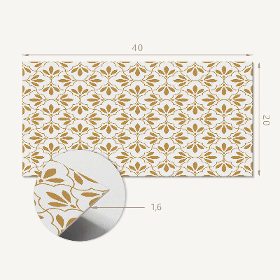 Dekorační panel na zeď Elegantní rostlinný vzor