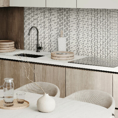 Vinylový nástěnný panel Geometrický kostkovaný vzor