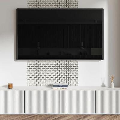 Vinylový nástěnný panel Geometrický kostkovaný vzor