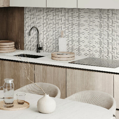 Vinylový nástěnný panel Geometrický kostkovaný vzor