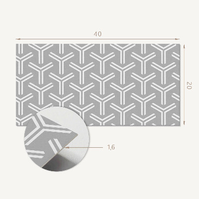 Dekorační panel na zeď Geometrický vzor šipky