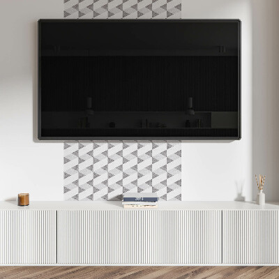 Vinylový nástěnný panel Geometrie v kontrastech