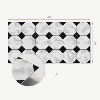 Samolepící obkladový panel Geometrické vzory dlaždic