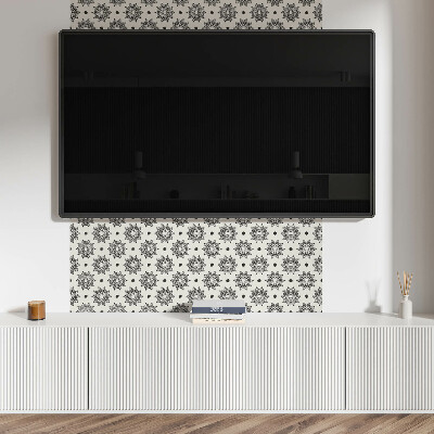 Dekorační panel na zeď Vzor mandaly v mřížce