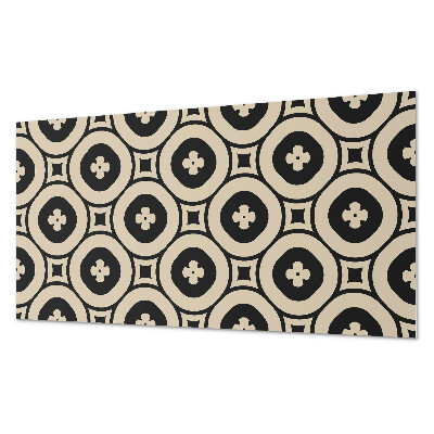 Dekorační panel na zeď Geometrický vzor s čtverečky