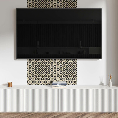 Dekorační panel na zeď Geometrický vzor s čtverečky