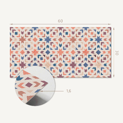Vinylový nástěnný panel Geometrické vzory v harmonii