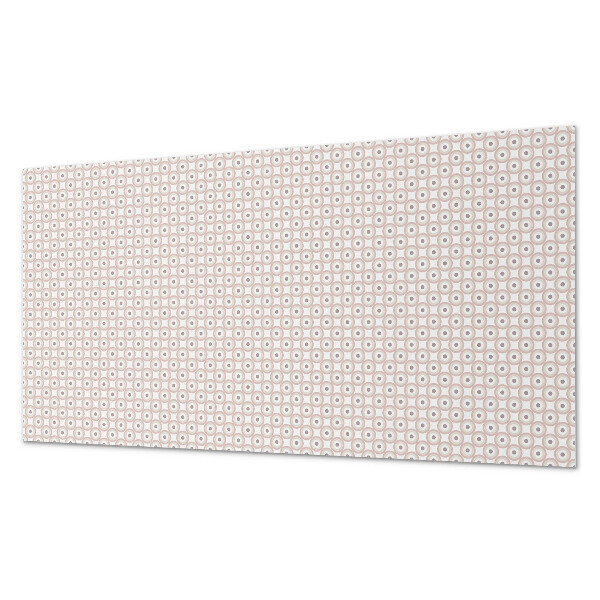 Dekorační panel na zeď Vzor s kruhy v mřížce