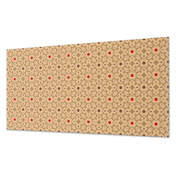 Dekorační panel na zeď Květinový vzor v síťovině