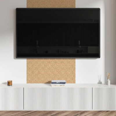 Dekorační panel na zeď Květinový vzor v síťovině