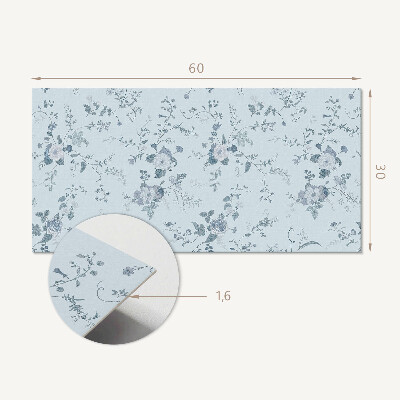 Vinylový nástěnný panel Květinový vzor na pozadí