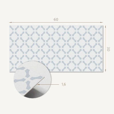 Dekorační panel na zeď Geometrický vzor s ovály