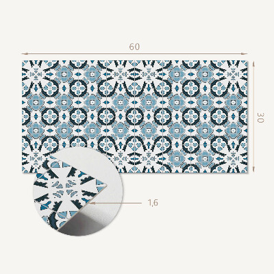 Vinylový nástěnný panel Geometrický vzor dlaždic