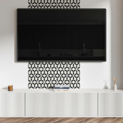 Dekorační panel na zeď Stylový vzor s ploutvemi