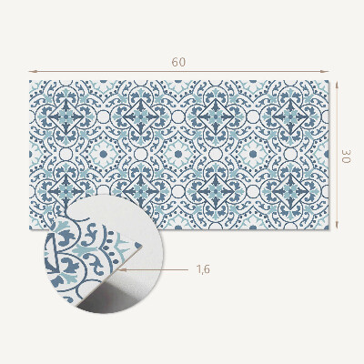 Dekorační panel na zeď Rostlinný vzor v ornamentech