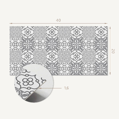 Samolepící obkladový panel Geometrické vzory v rozložení