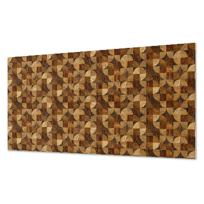 Dekorační panel na zeď Geometrický vzor dřeva