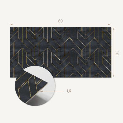 Wandverkleidung paneel Geometrie čar a tvarů