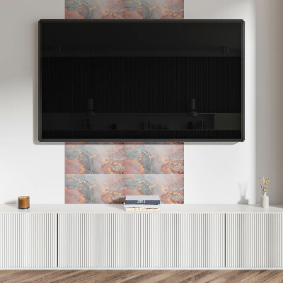 Dekorační panel na zeď Abstraktní pryskyřičný vzor