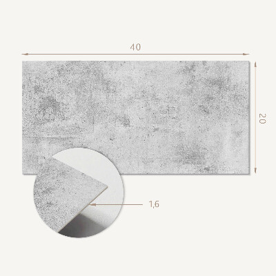 Dekorační panel na zeď Surová betonová textura