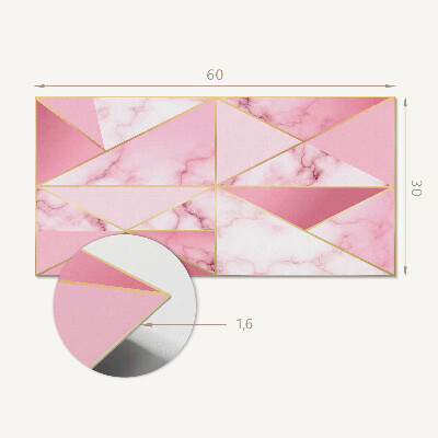 Dekorační panel na zeď Geometrické vzory s kuličkami