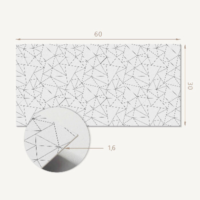Samolepící obkladový panel Geometrický vzor čáry