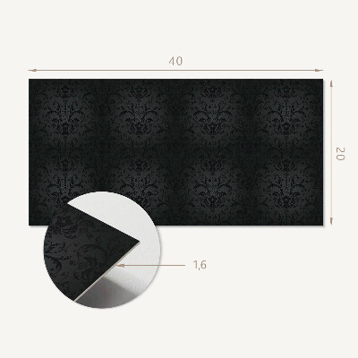 Dekorační panel na zeď Elegantní rostlinný vzor