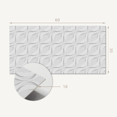 Samolepící obkladový panel Vlny ve 3D