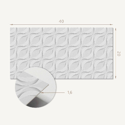 Samolepící obkladový panel Vlny ve 3D