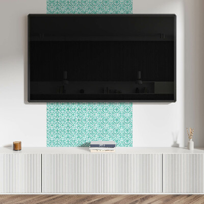 Samolepící obkladový panel Květinový vzor s ornamenty