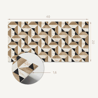 Samolepící obkladový panel Geometrický trojúhelníkový vzor