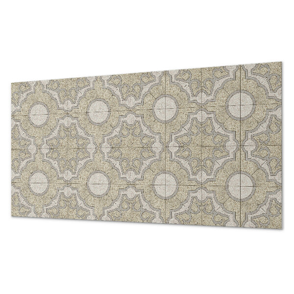 Vinylový nástěnný panel Mozaikový vzor s kruhy