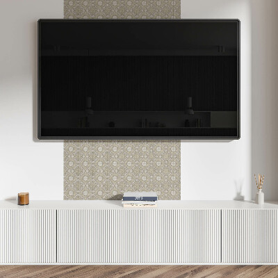 Vinylový nástěnný panel Mozaikový vzor s kruhy