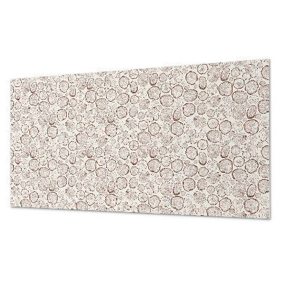 Dekorační panel na zeď Kulaté sklenice vzor