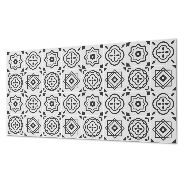 Vinylový nástěnný panel Geometrické vzory ve čtvercích