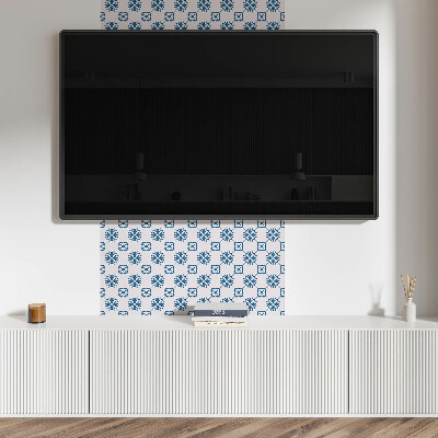 Dekorační panel na zeď Květinový vzor s listy