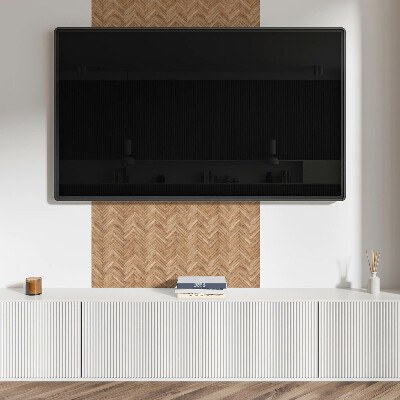 Dekorační panel na zeď Vzor desky rybí kosti