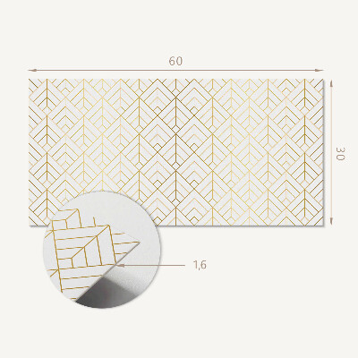 Wandverkleidung paneel 3D vzor listů