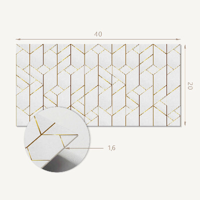 Wandverkleidung paneel Geometrický vzor čáry