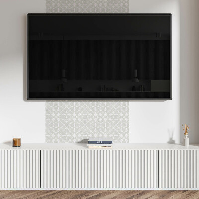 Vinylový nástěnný panel Květinový vzor ze síťoviny