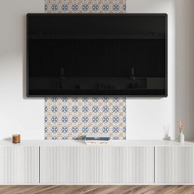 Dekorační panel na zeď Květinový vzor s listy