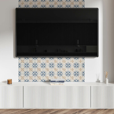 Dekorační panel na zeď Květinový vzor s listy