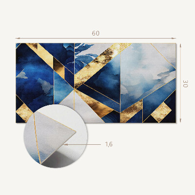 Wandverkleidung paneel Geometrie v odstínech