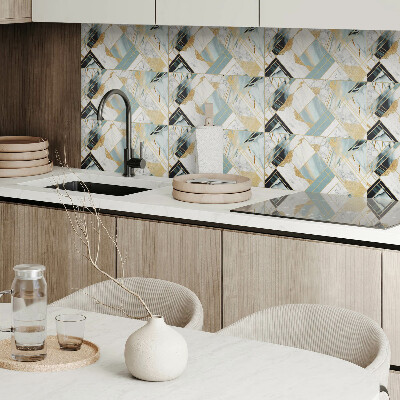 Vinylový nástěnný panel Geometrie mramorových vzorů