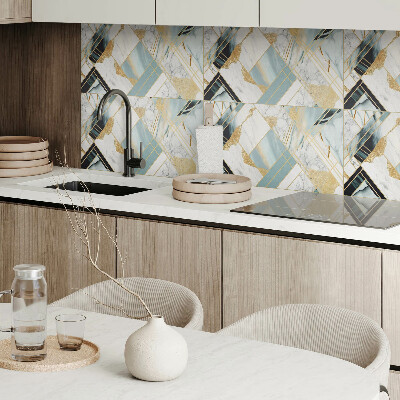 Vinylový nástěnný panel Geometrie mramorových vzorů